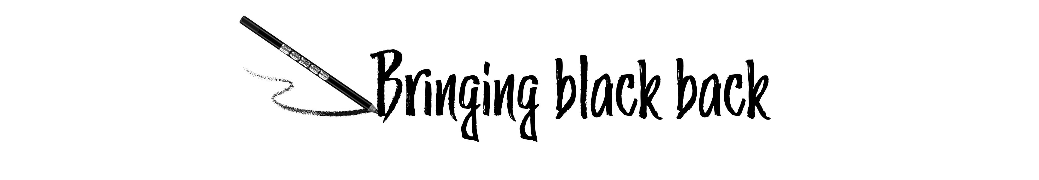 Bringing black back subhead